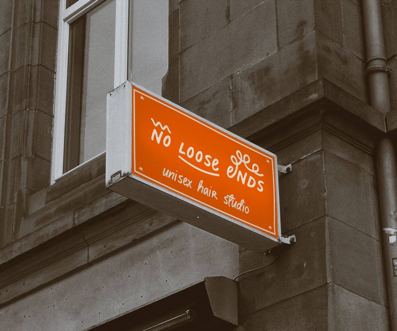 No Loose Ends Hair Salon Brand Identity Pineapplestudio Design